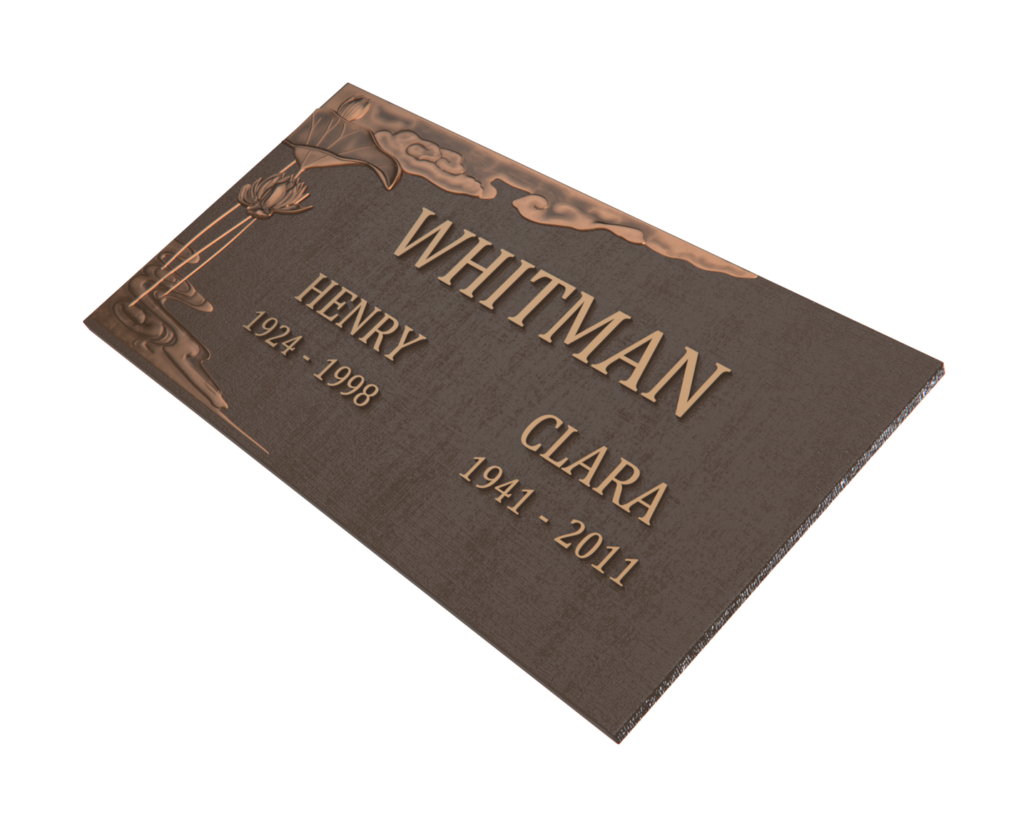 Serenity Bronze Companion Plaque