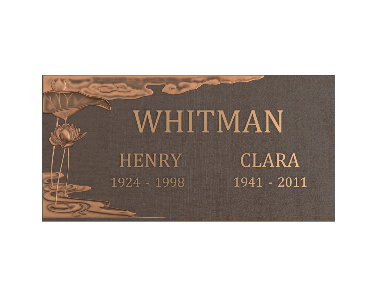 Serenity Bronze Companion Plaque
