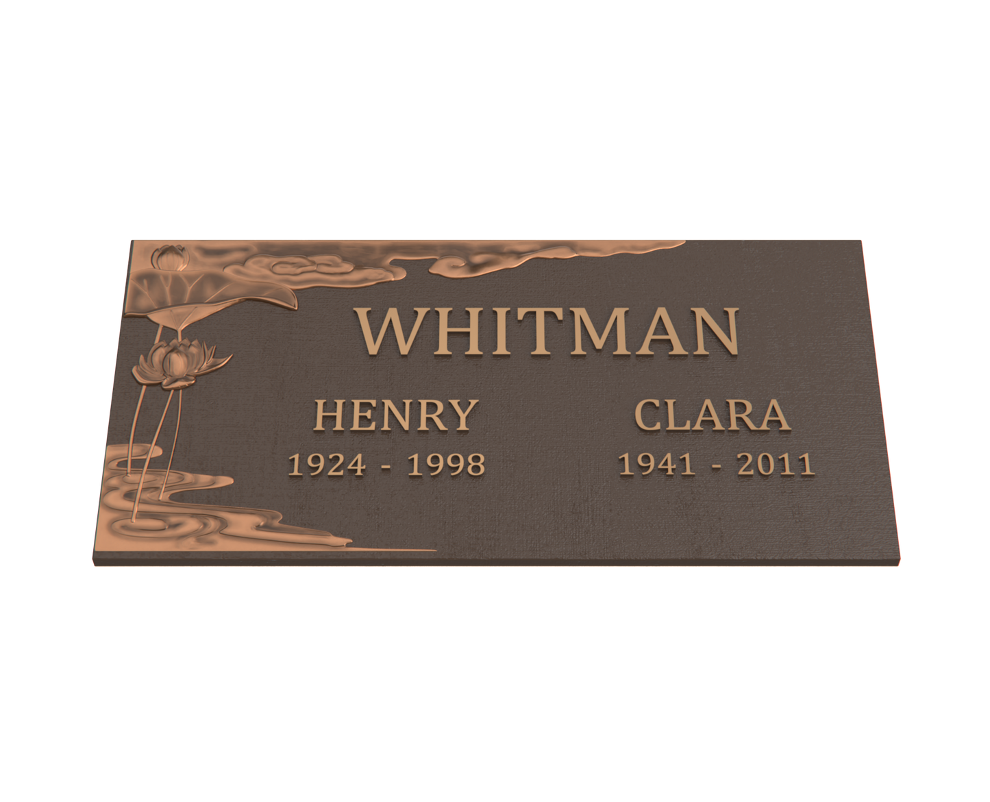 Serenity Bronze Companion Plaque