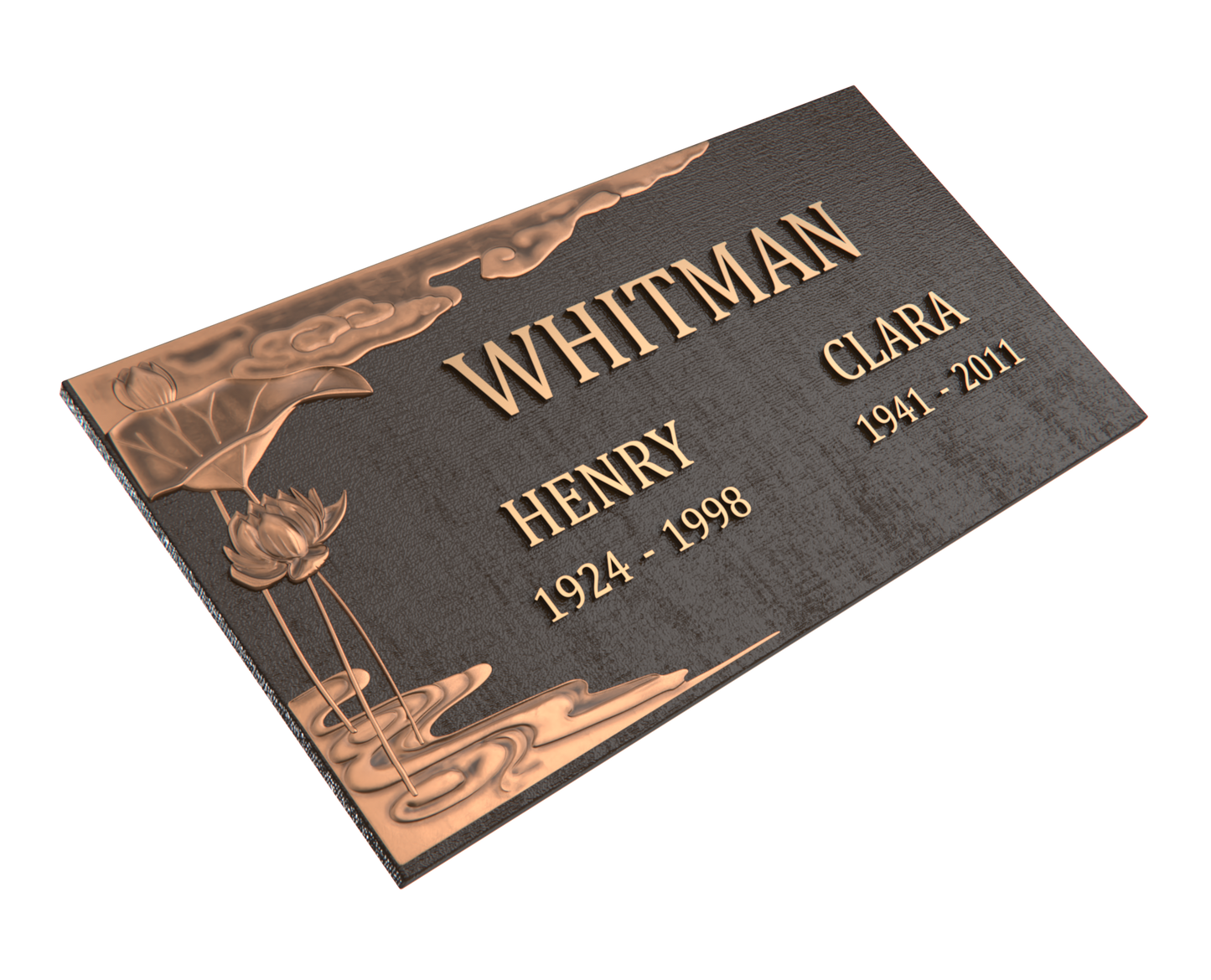Serenity Bronze Companion Plaque