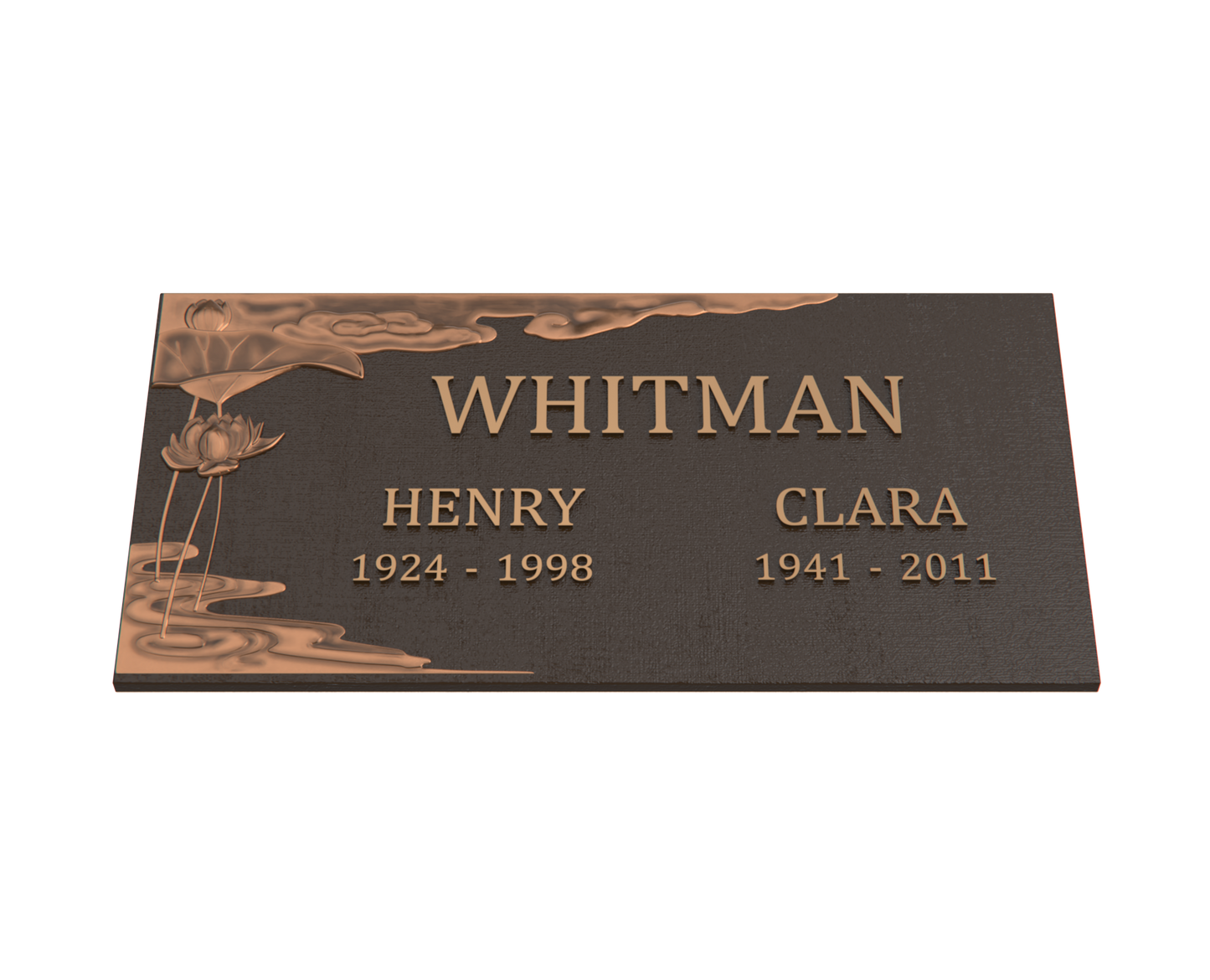 Serenity Bronze Companion Plaque