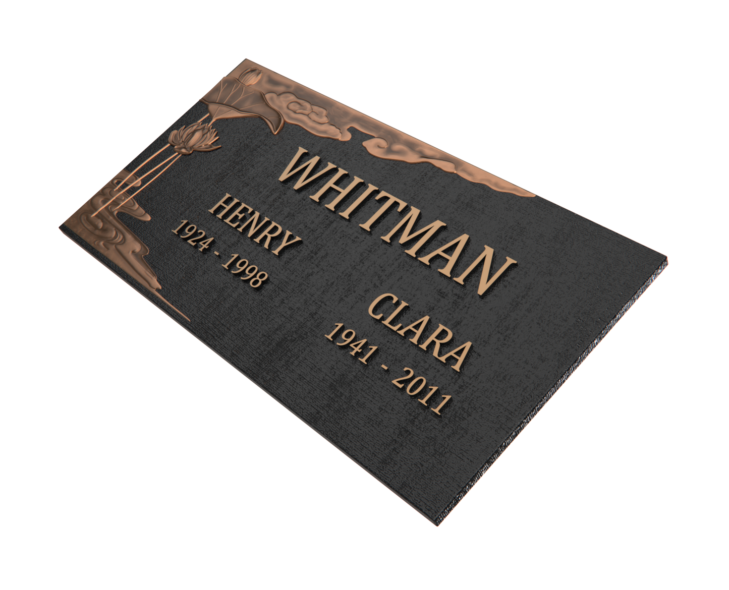 Serenity Bronze Companion Plaque