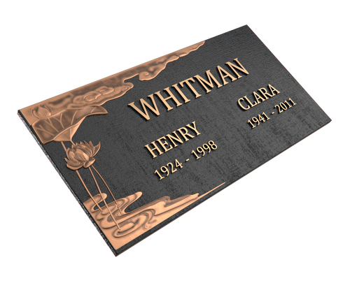 Serenity Bronze Companion Plaque