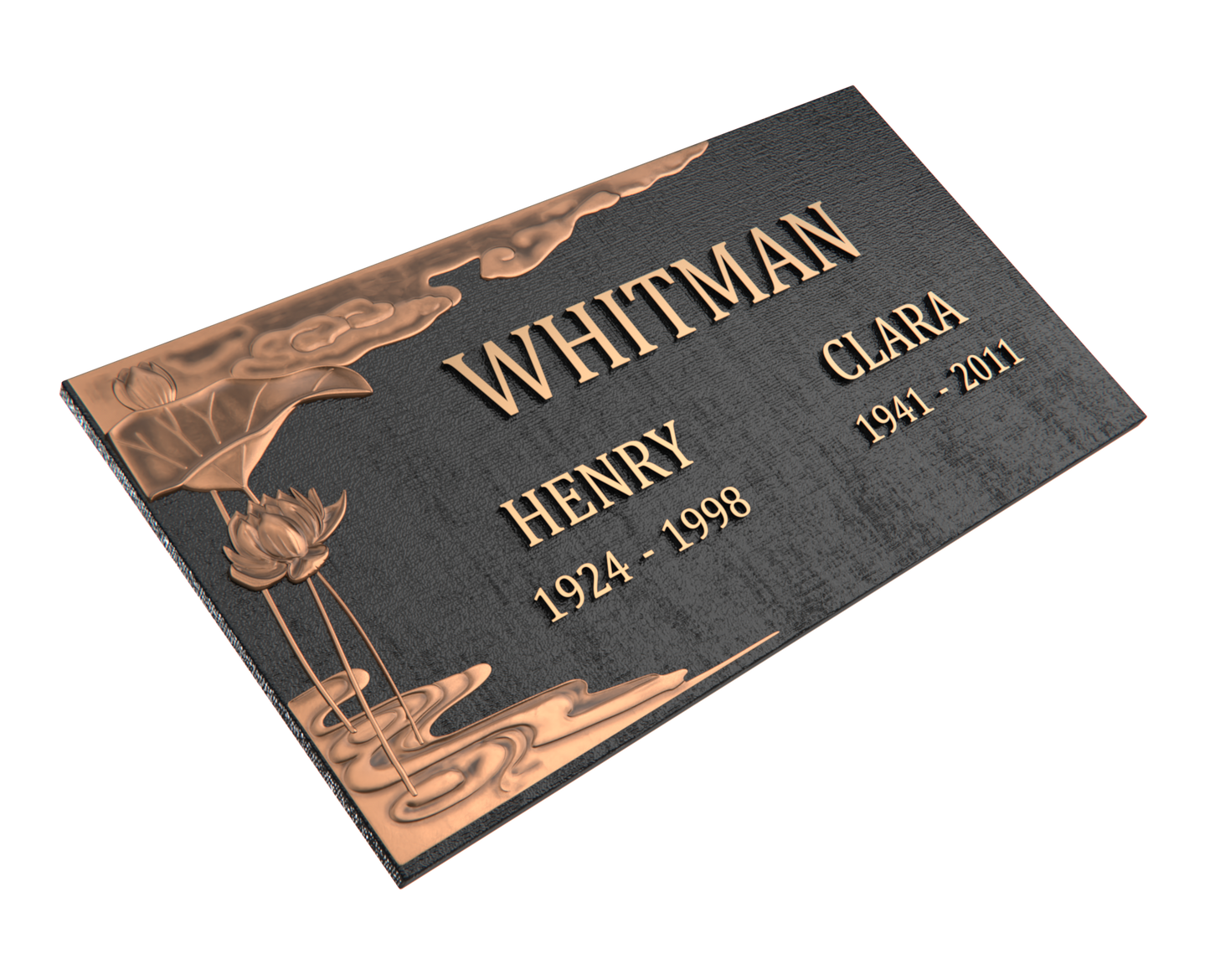 Serenity Bronze Companion Plaque