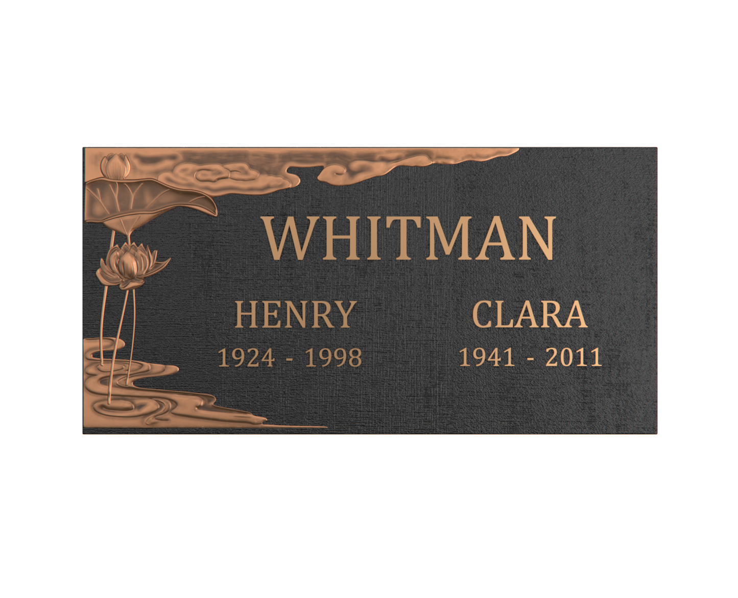 Serenity Bronze Companion Plaque