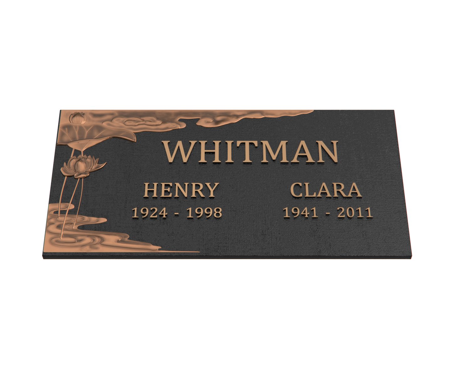 Serenity Bronze Companion Plaque