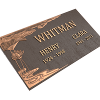 Serenity Bronze Companion Plaque