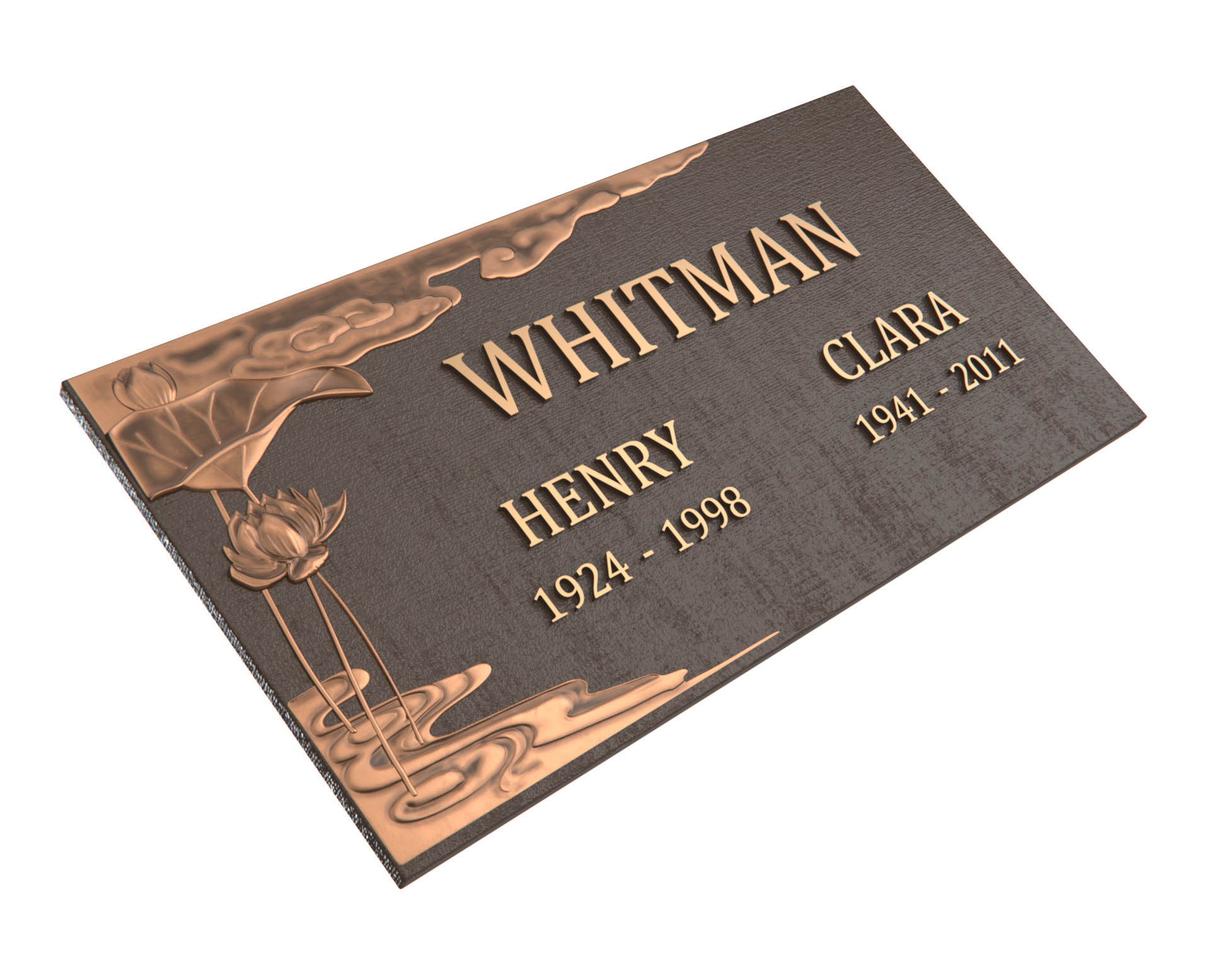 Serenity Bronze Companion Plaque