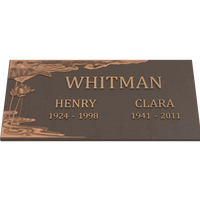 Serenity Bronze Companion Plaque