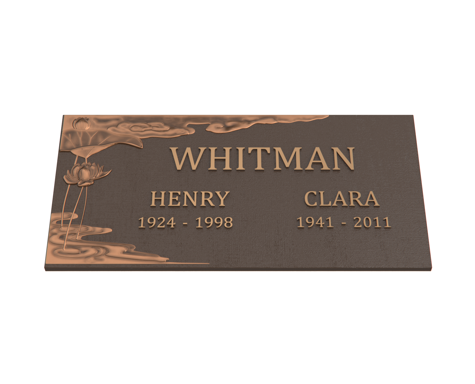 Serenity Bronze Companion Plaque