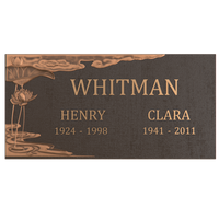 Serenity Bronze Companion Plaque