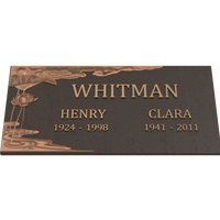 Serenity Bronze Companion Plaque