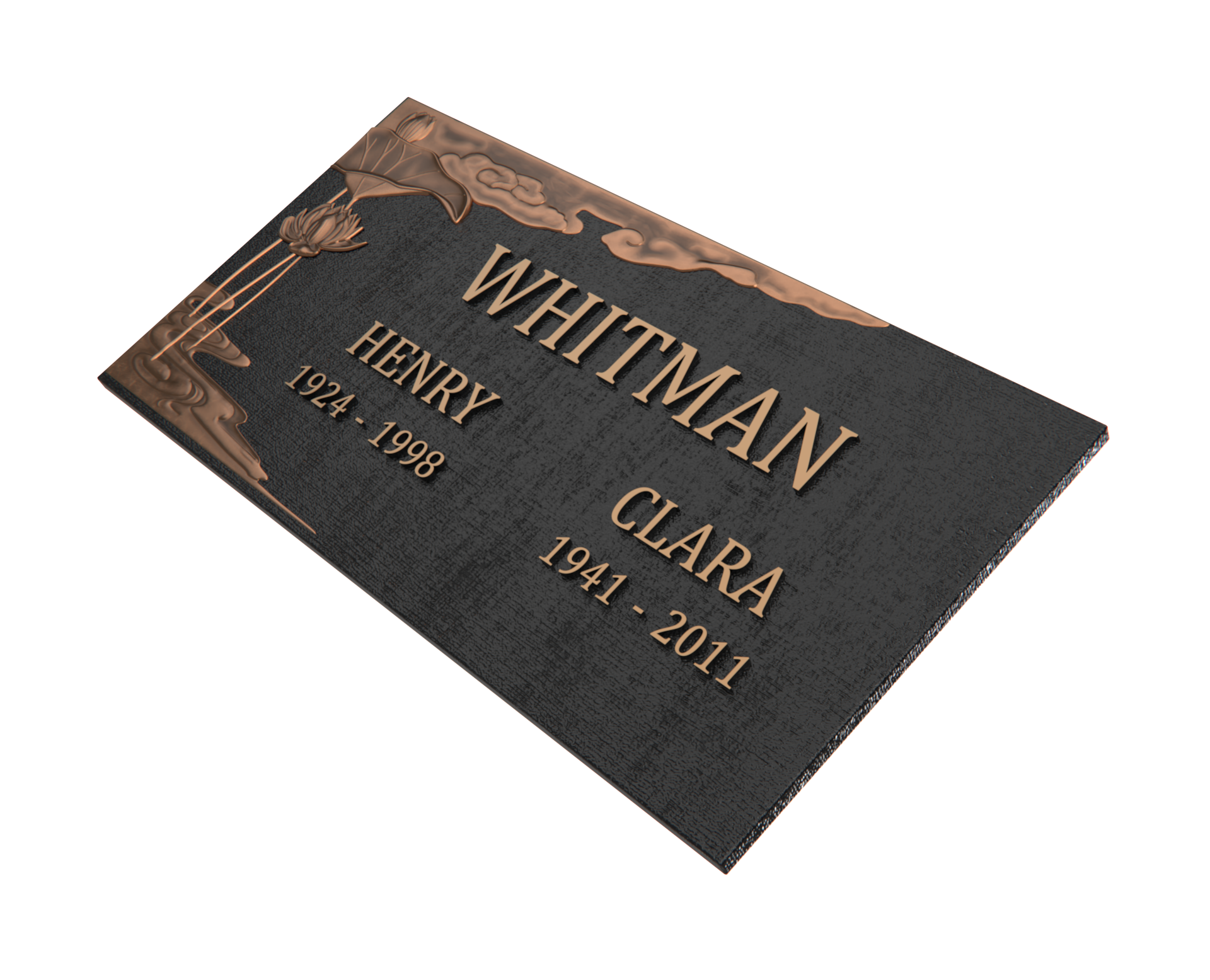 Serenity Bronze Companion Plaque