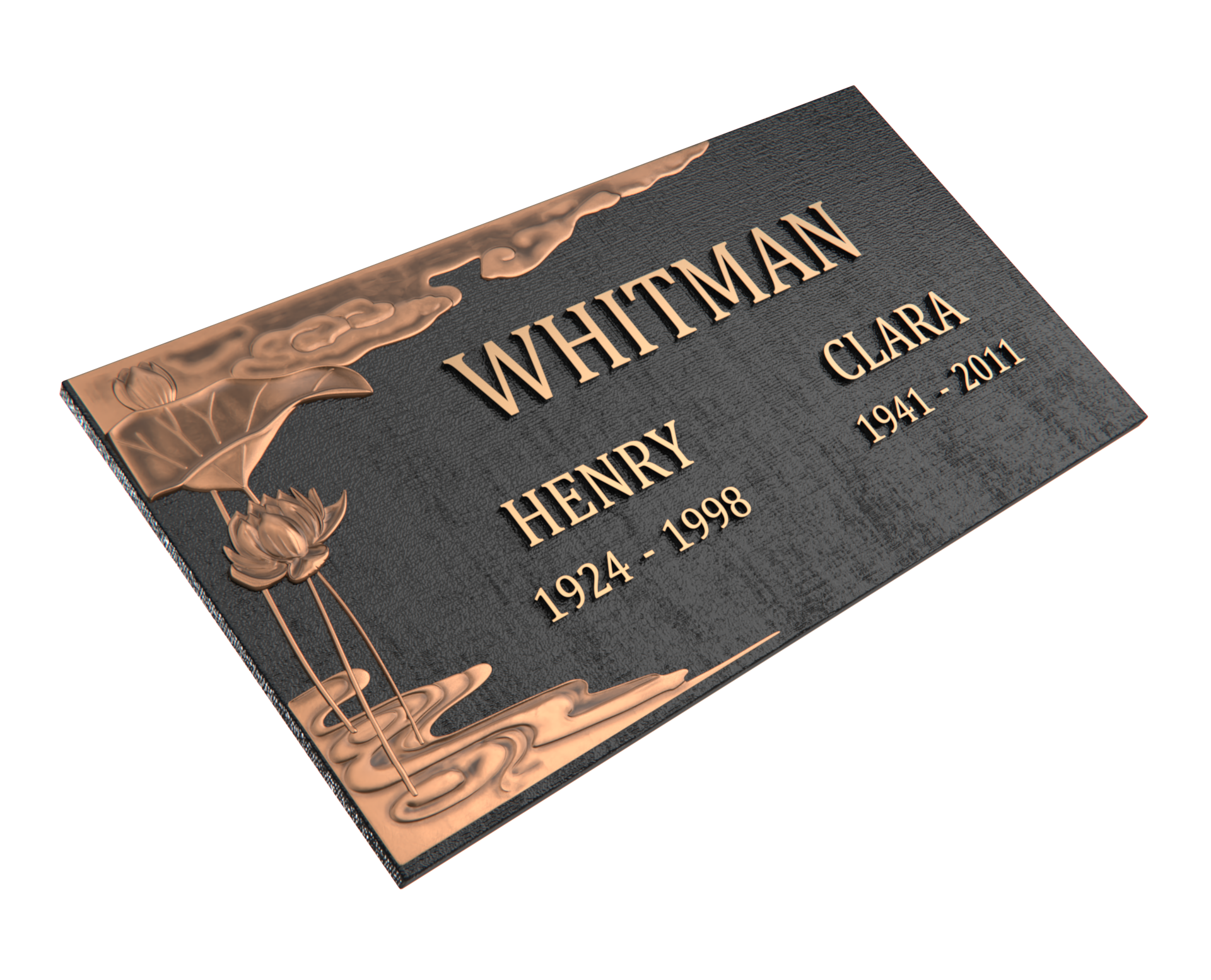 Serenity Bronze Companion Plaque