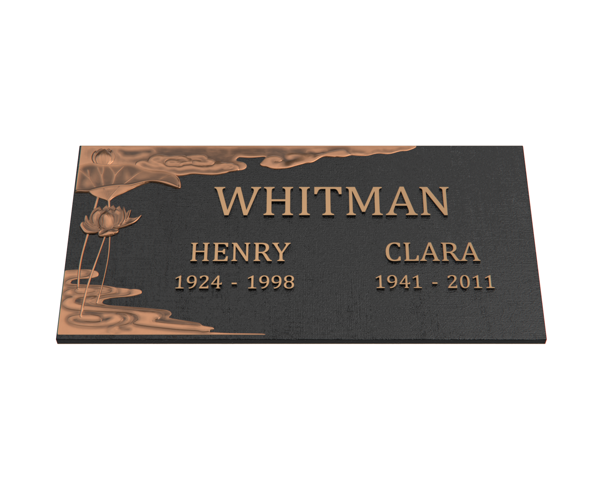 Serenity Bronze Companion Plaque
